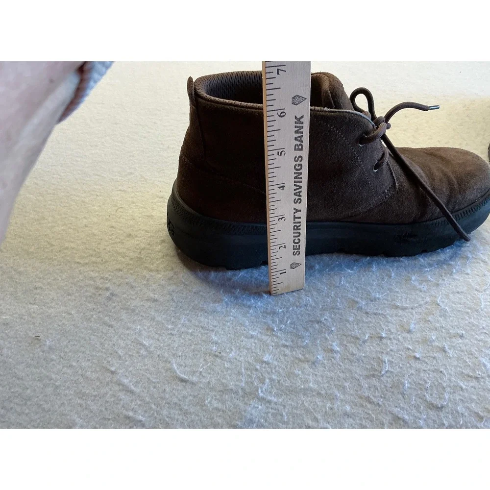 UGG Neumel Weather Hybrid Brown Suede Chukka Boots Mens 11 Lug Sole 1151773